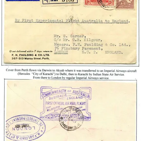 1931 (23rd Apr) ditto with "By First Experimental ...