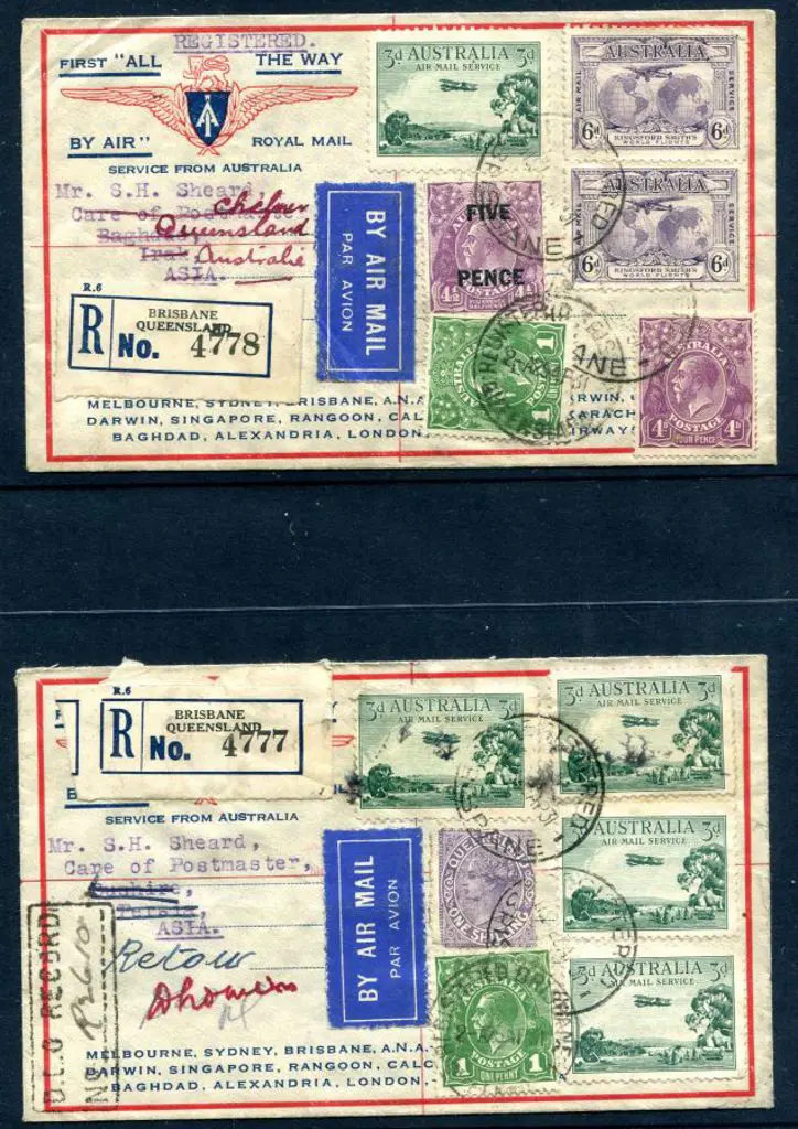1931 (23rd Apr) Australia to Bushire, Persia & ... Image 1++