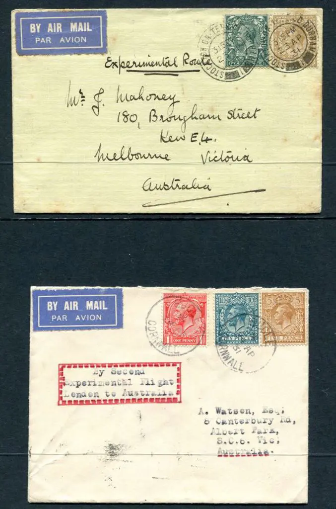 1931 (25th Apr) England to Australia Imperial ... Image 1++