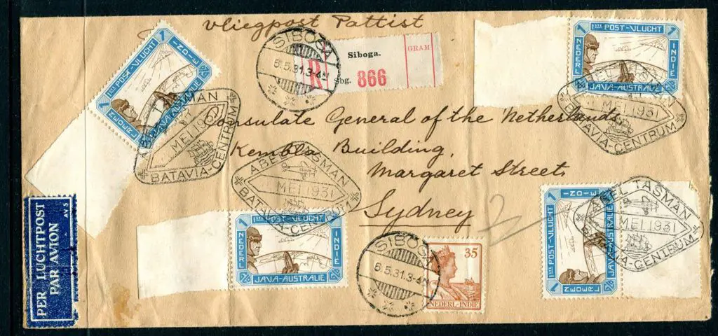 1931 (30th Apr) Java to Australia KLM Siboga ... Image 1++