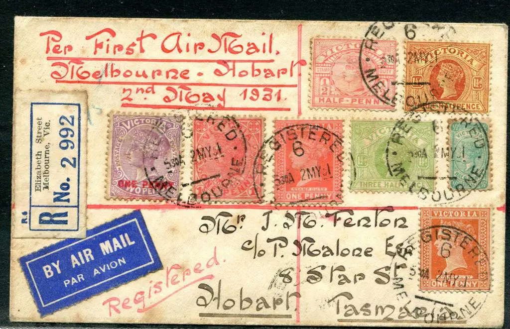 1931 (1st-2nd May) Melbourne to Hobart A.N.A. ... Image 1++