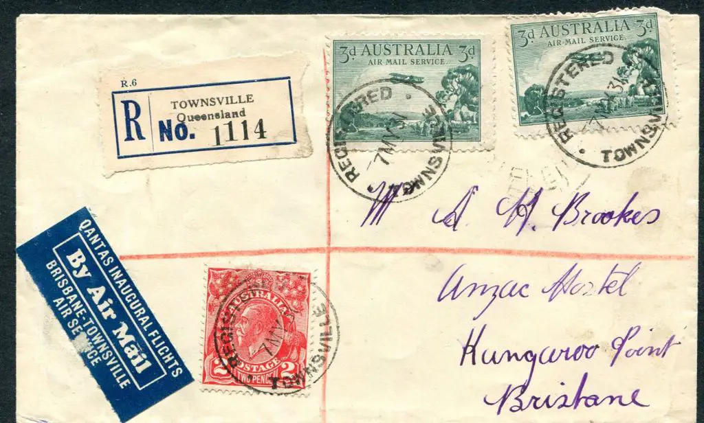 1931 (7th May) ditto but registered Townsville ... Image 1++