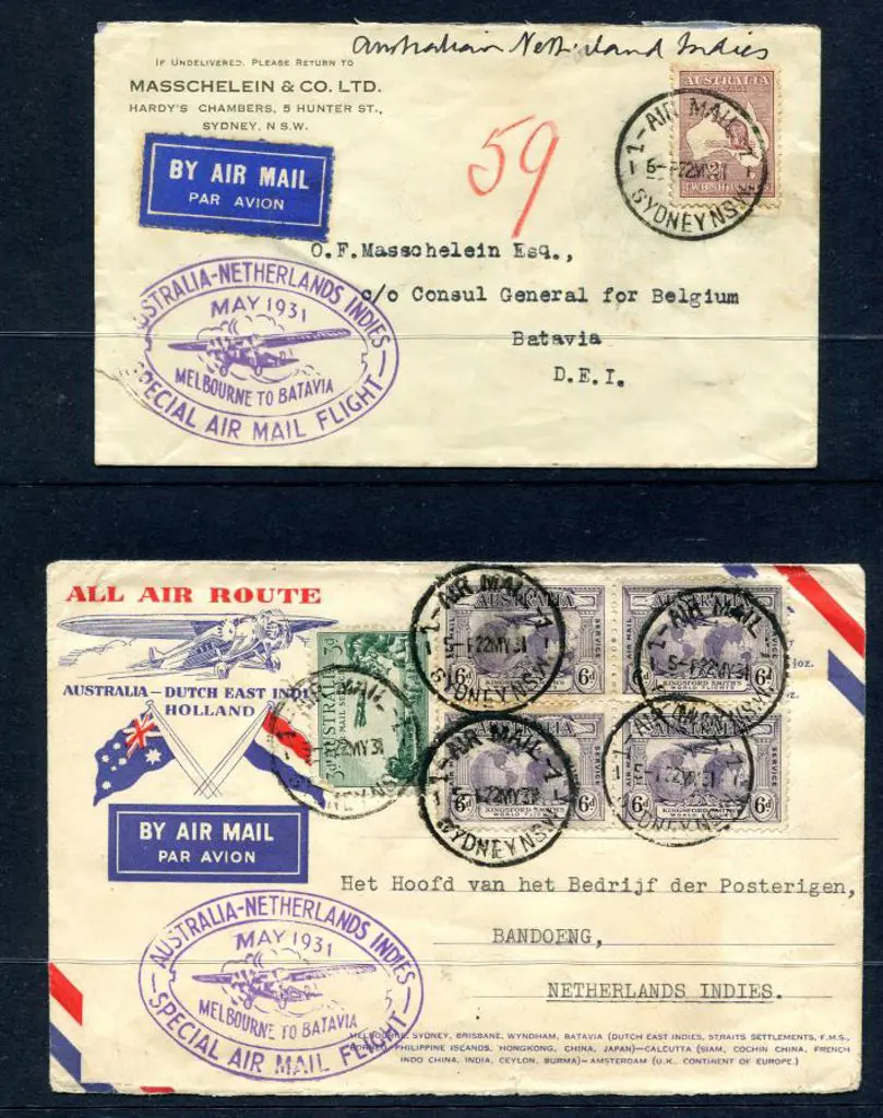 1931 (22nd May) ditto but pair of covers, first ... Image 1++