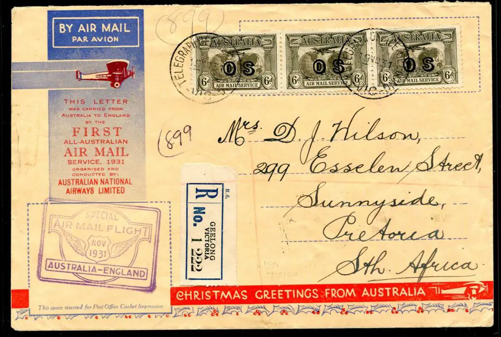 1931 (19th Nov) Australia to England All Aust ... Image 1++