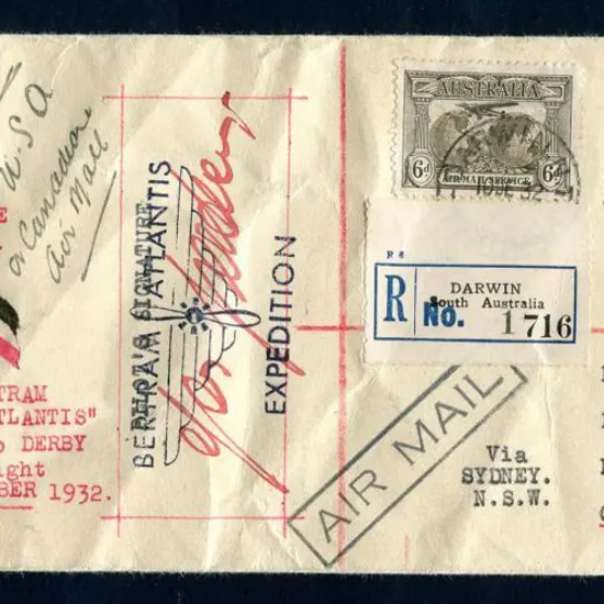 1932 (2nd Jan) Bertram Atlantis Expedition Darwin ...