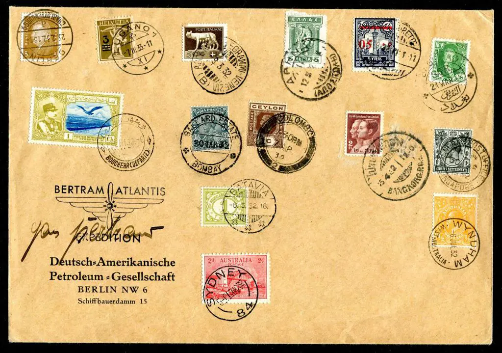 1932 (2nd Jan) Germany to Australia "Bertram ... Image 1++