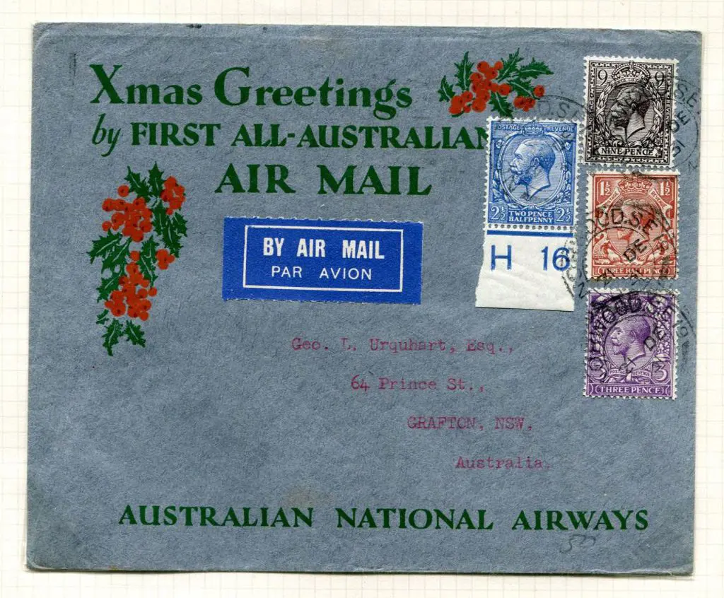 1932 (7th Jan) England to Australia "First All ... Image 1++