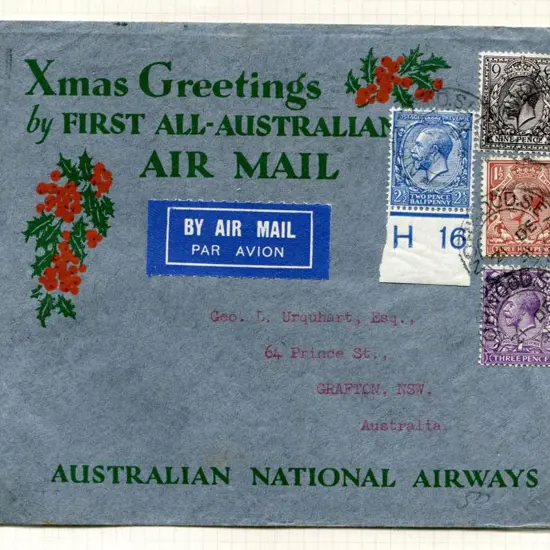 1932 (7th Jan) England to Australia "First All ...