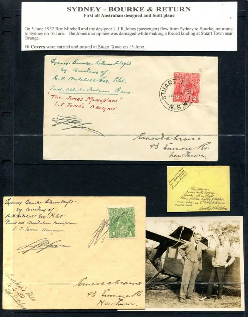 1932 (5th June) Sydney to Bourke & return. Two ... Image 1++