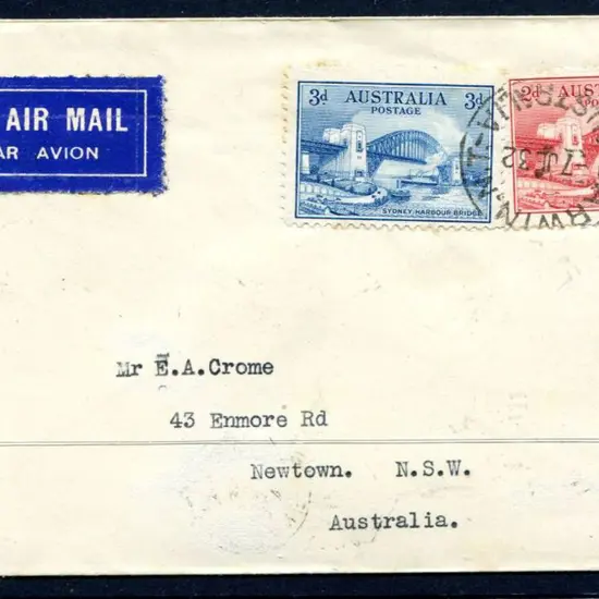 1932 (7th June) Sydney to Darwin intermediate leg ...