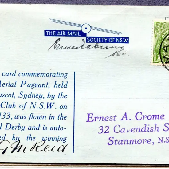 1933 (30th Sept) ditto & also signed by G M Reid. ...