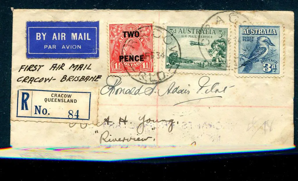 1934 (3rd Feb) Cracow to Brisbane by Aircrafts Pty ... Image 1++