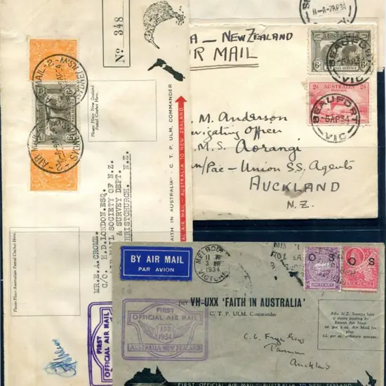 1934 (10th-14th Apr) ditto but 3 covers with (i) ...