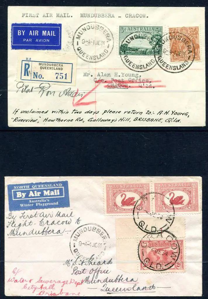 1934 (2nd June) Mundubbera to Cracow plus return ... Image 1++