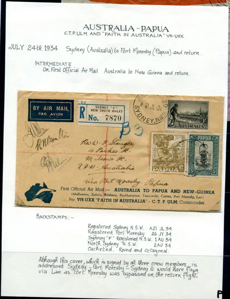 1934 (24th July) ditto but return to Sydney Regd ... Image 1++