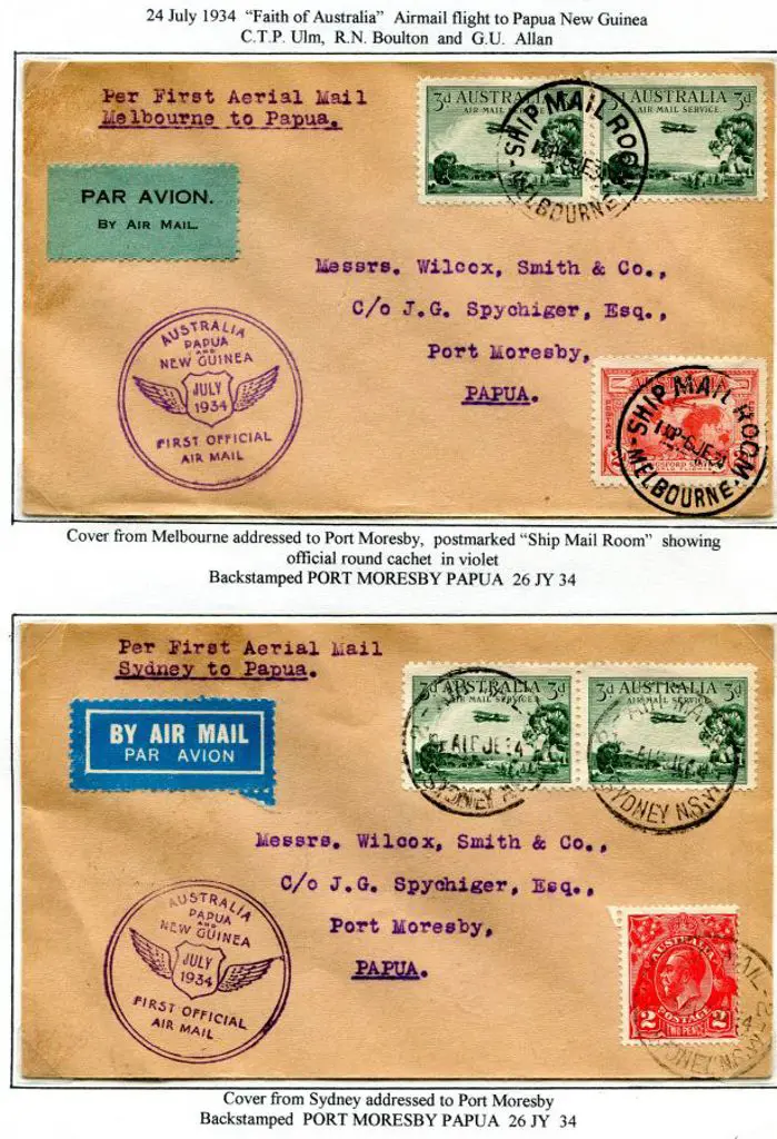 1934 (24th July) ditto but 2 & both with 3d ... Image 1++