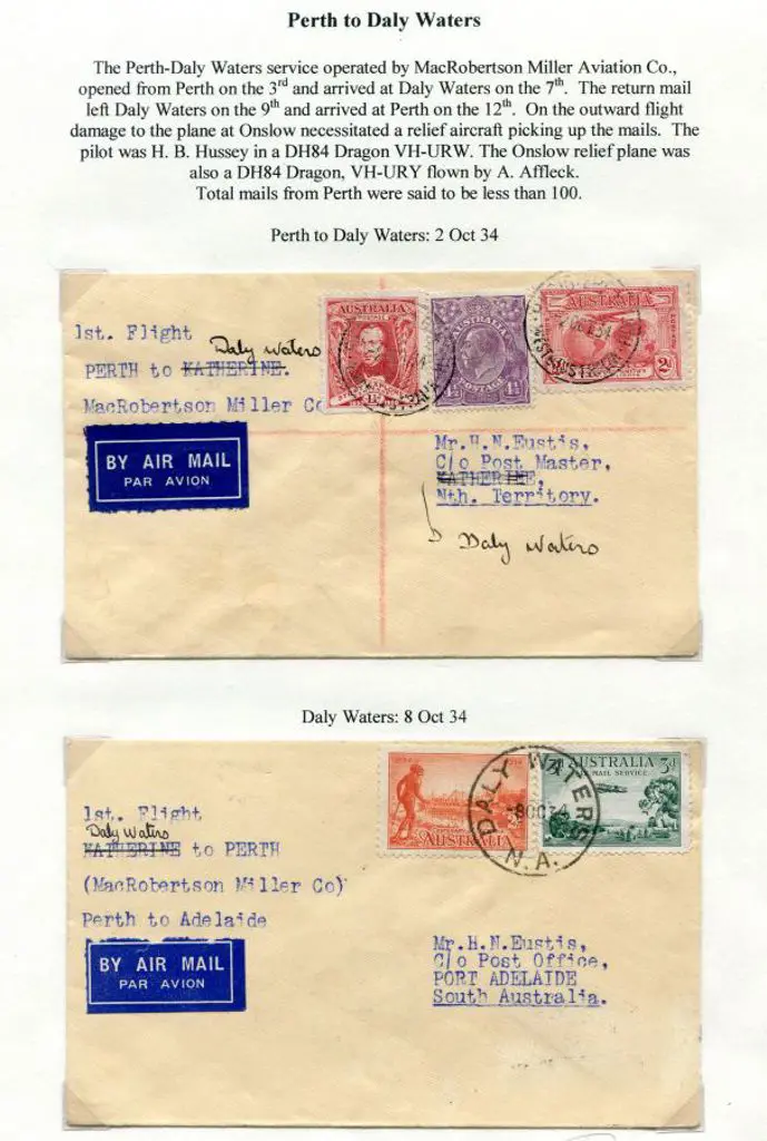 1934 (3rd Oct) ditto & again both Eustis typed ... Image 1++