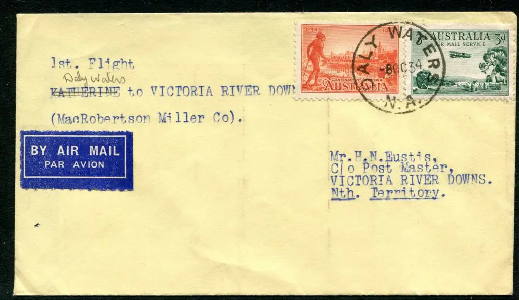 1934 (3rd Oct) Daly Waters to Victoria River Downs ... Image 1++