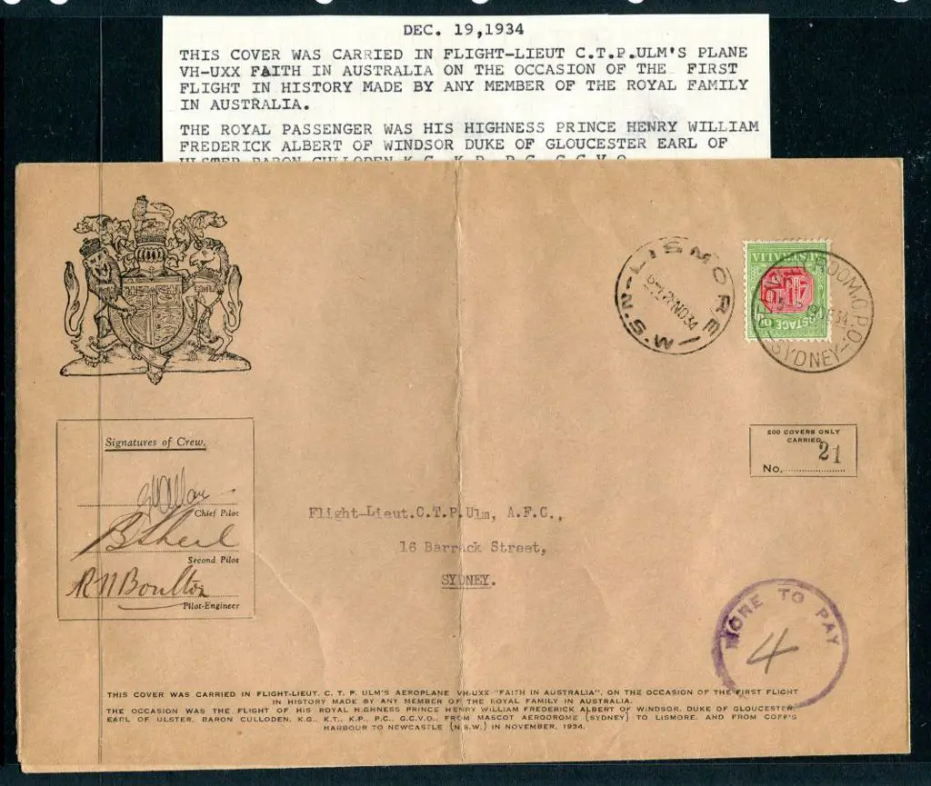 1934 (28th Nov) "Faith in Australia" special ... Image 1++
