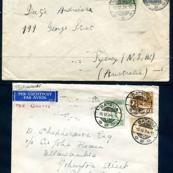 1934 (8th Dec) Netherlands East Indies to ...