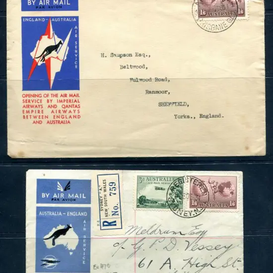 1934 (9th-10th Dec) ditto on small & large ...