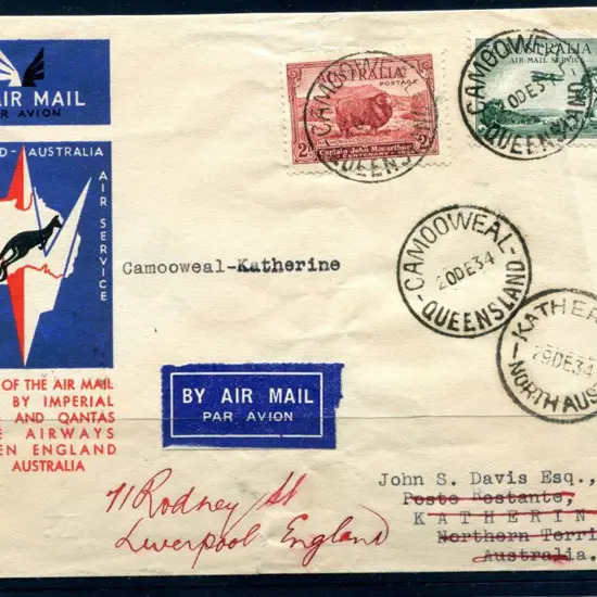 1934 (9th-10th Dec) Camooweal to Katherine ...