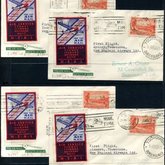 1935 (29th Jan) Sydney to Toowoomba, Lismore to ...