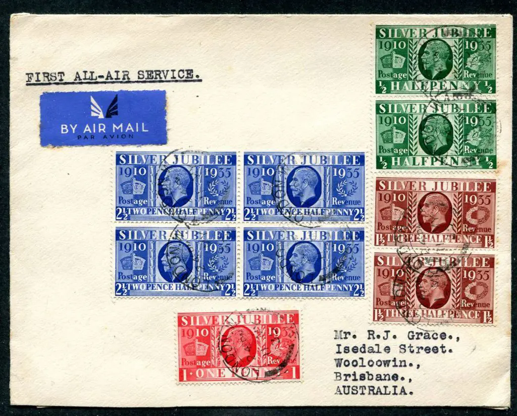 1935 (12th May) London to Australia "First All-Air ... Image 1++
