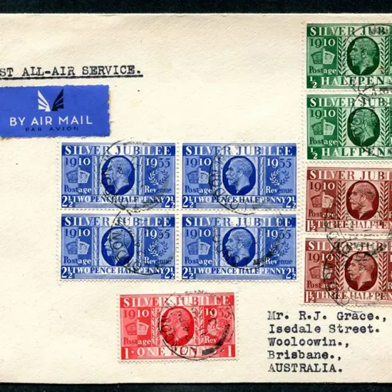 1935 (12th May) London to Australia "First All-Air ...