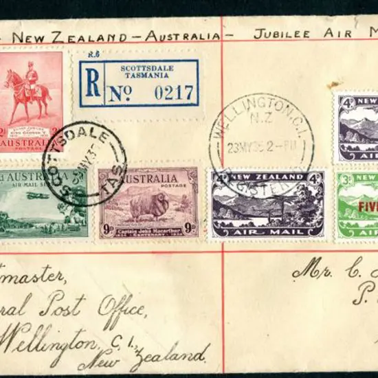 1935 (15th May) Australia to New Zealand & return ...