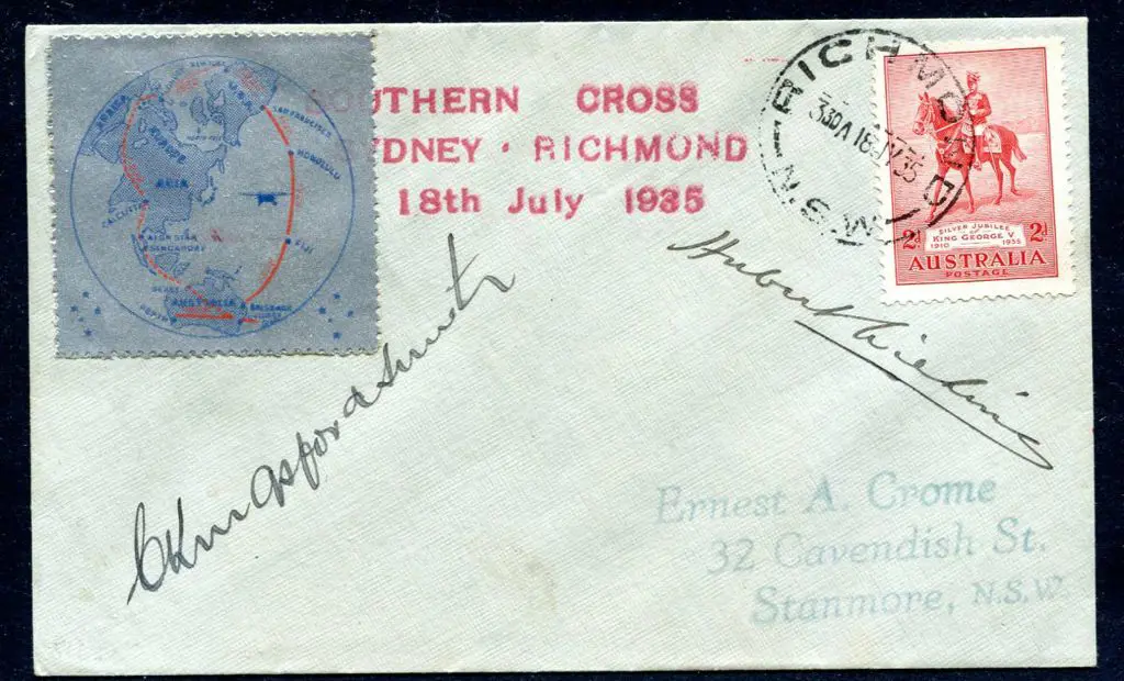 1935 (18th July) Mascot to Richmond on the last ... Image 1++