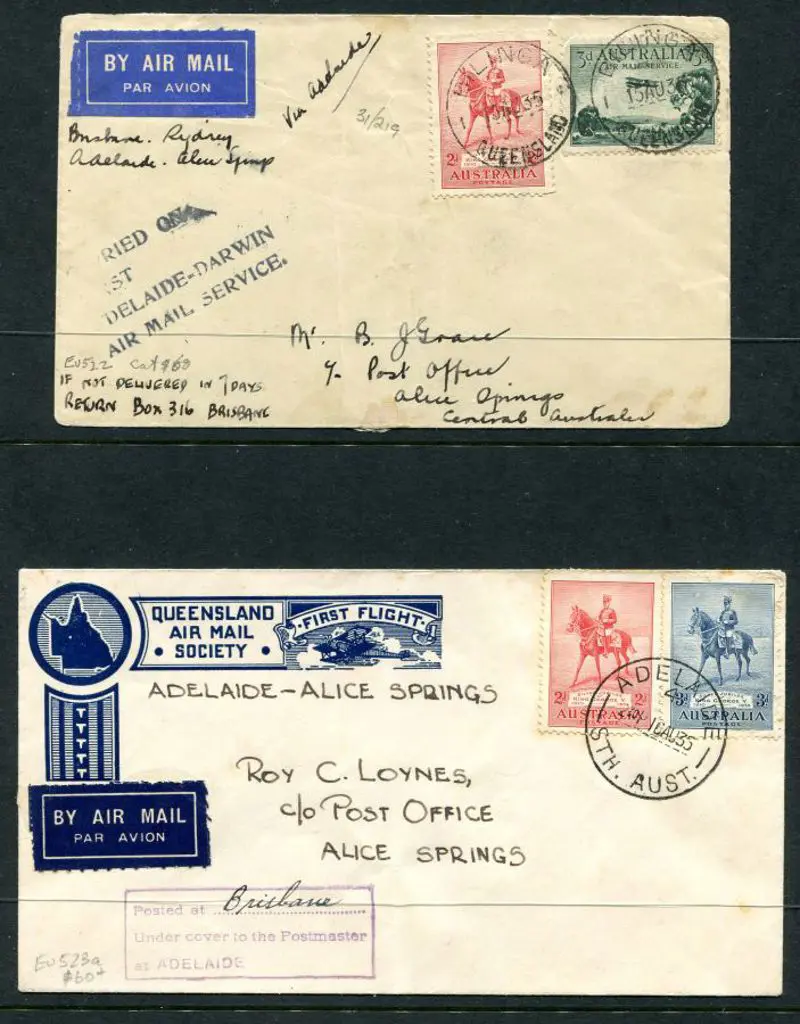 1935 (19th Aug) Adelaide to Alice Springs ... Image 1++