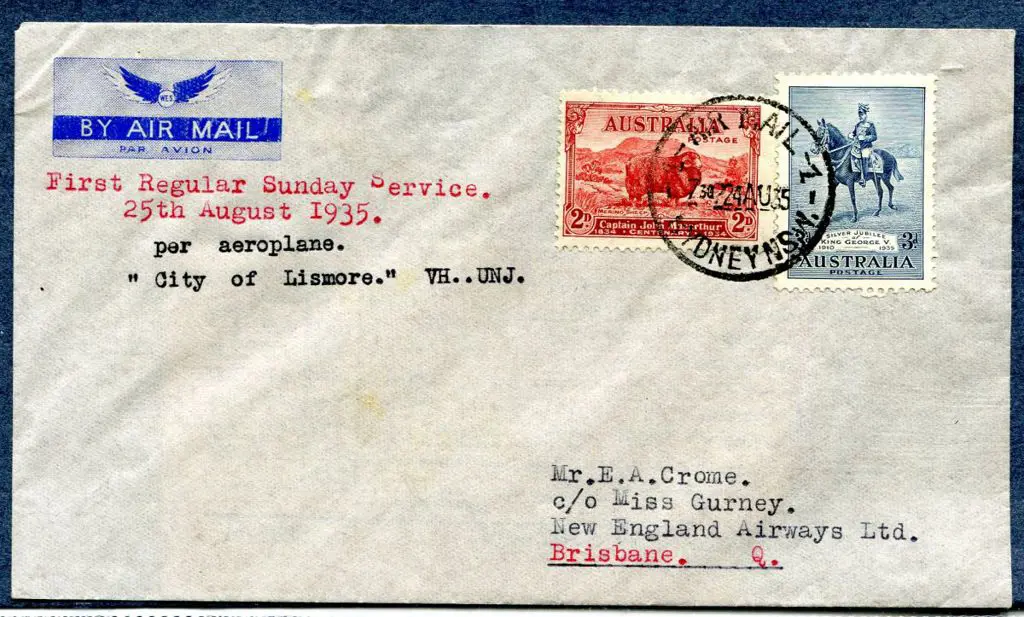 1935 (24th Aug) Sydney to Brisbane by New England ... Image 1++