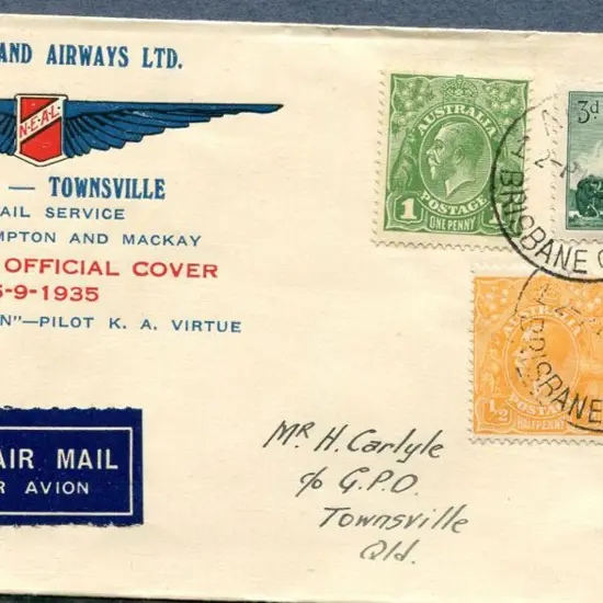 1935 (15th Sept) Brisbane to Townsville on New ...