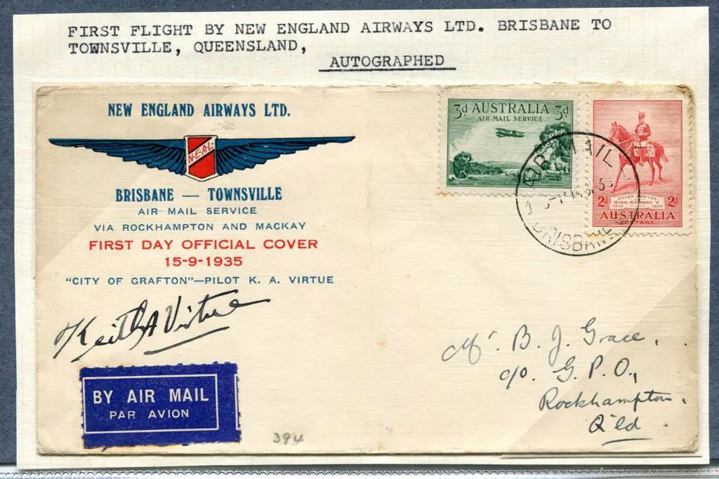 1935 (15th Sept) Brisbane to Rockhampton also on ... Image 1++