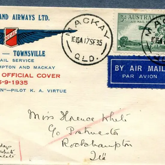 1935 (15th Sept) Mackay to Rockhampton on New ...