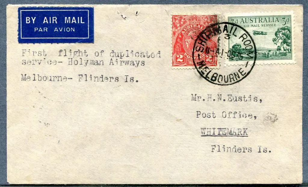 1935 (1st Oct) Melbourne to Launceston via ... Image 1++