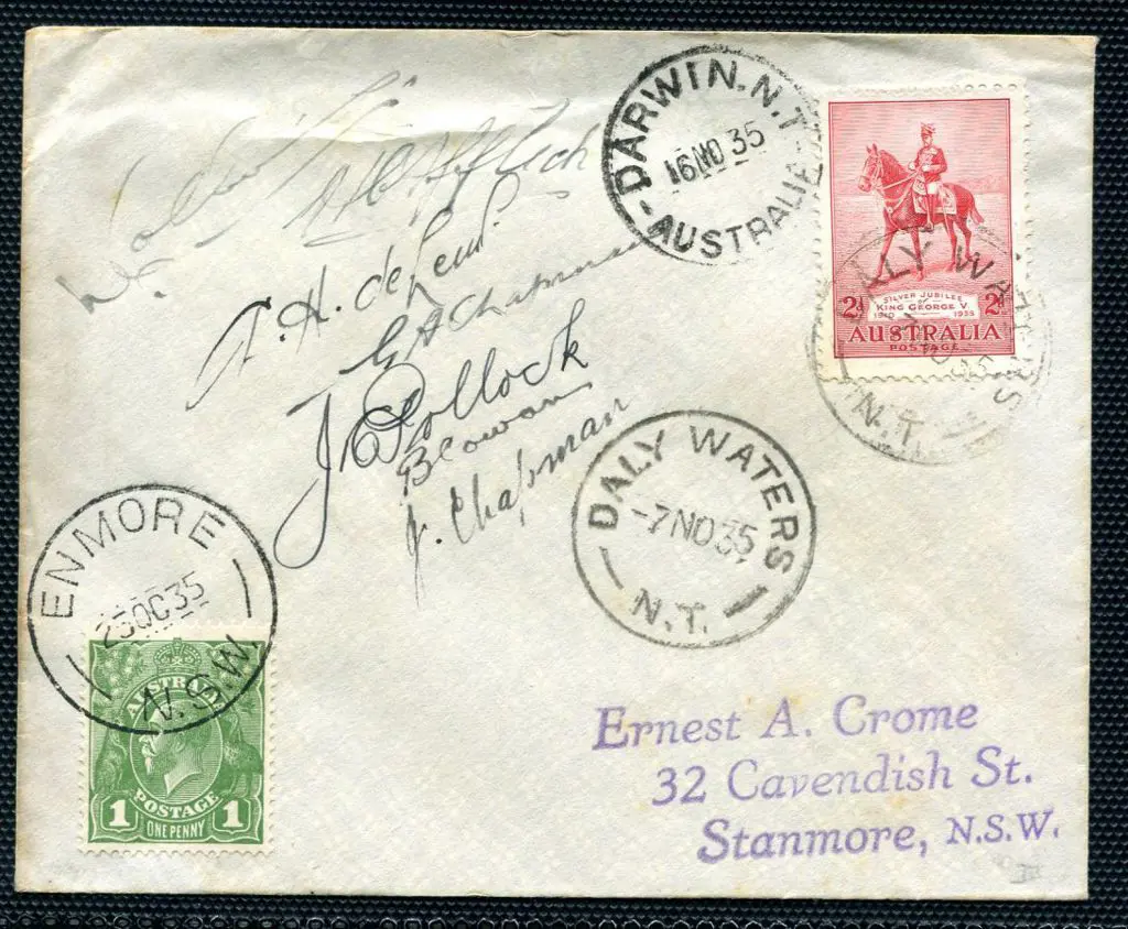 1935 (26th Oct) Sydney to Daly Waters "Faith in ... Image 1++