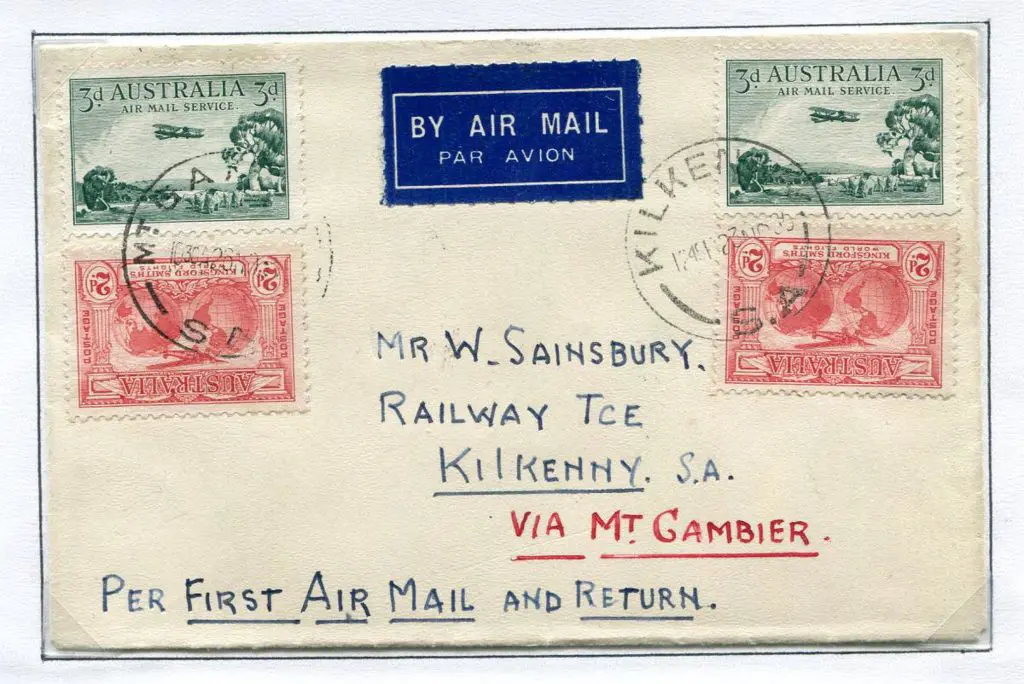 1935 (26th Nov) Adelaide to Mt Gambier carried on ... Image 1++