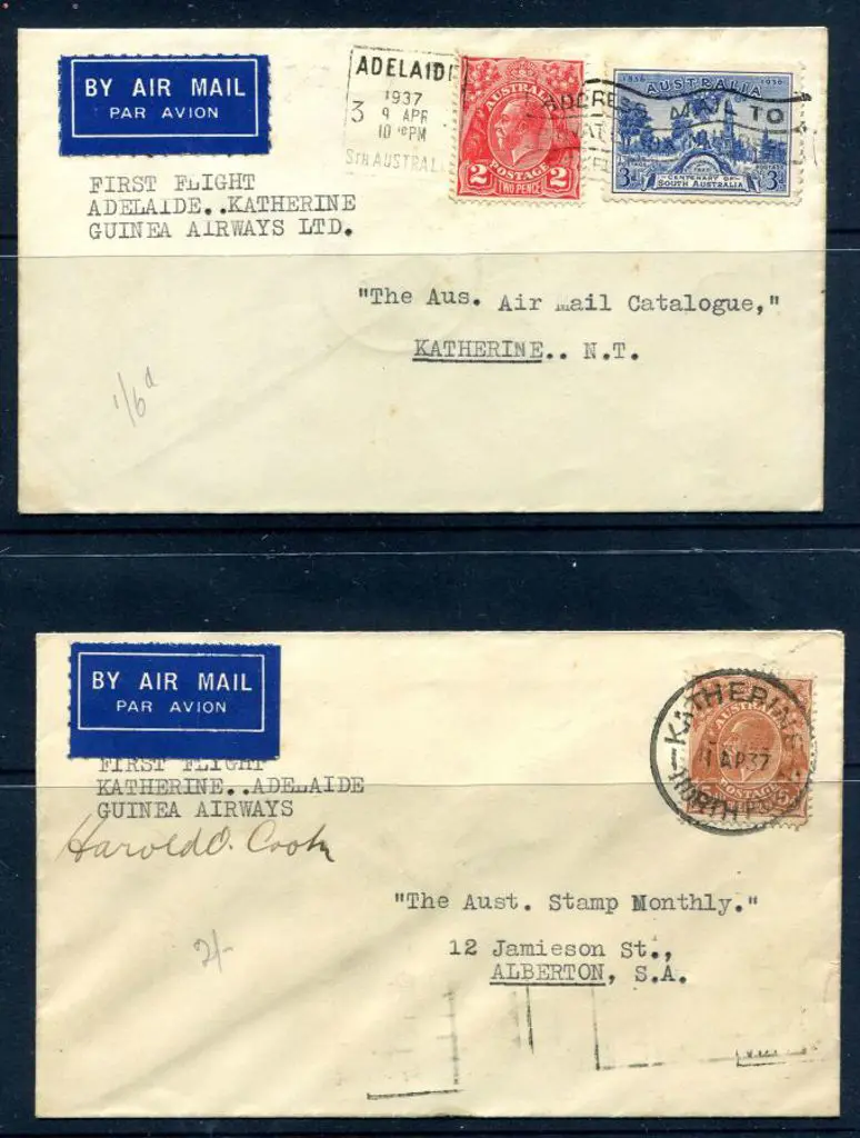1937 (11th Apr) Adelaide to Katherine & return ... Image 1++