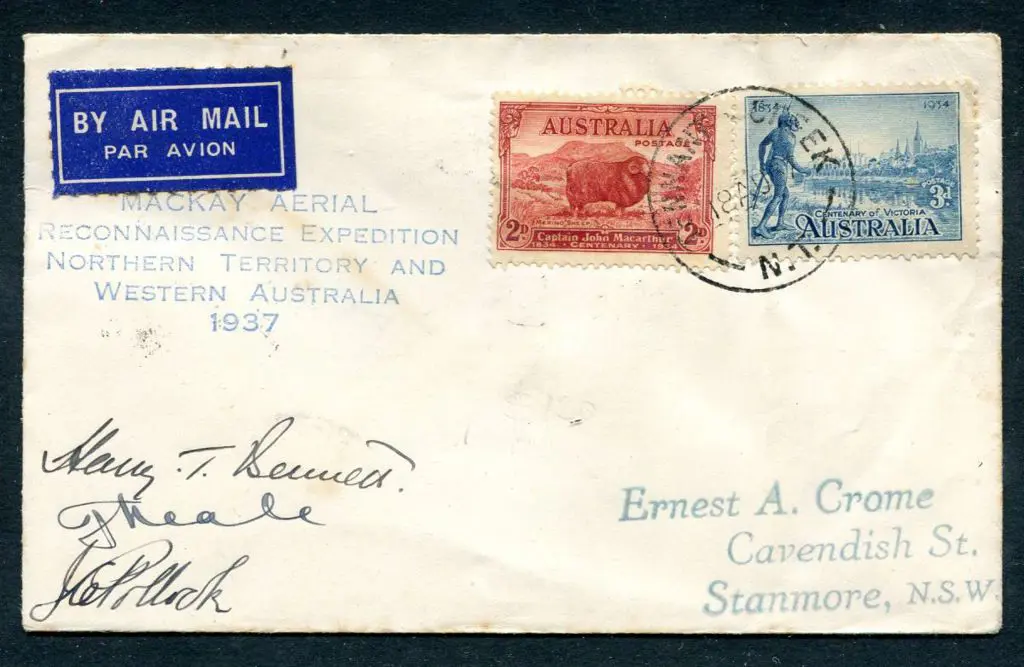 1937 (12th Aug) "Mackay Aerial Reconnaissance ... Image 1++