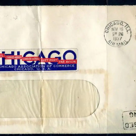 1937 (16th Nov) Export Department, Chicago, USA ...