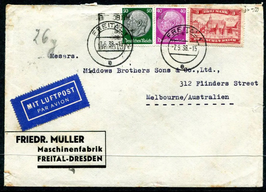 1938 (7th May) "Friedr. Müller Maschinenfabrik ... Image 1++