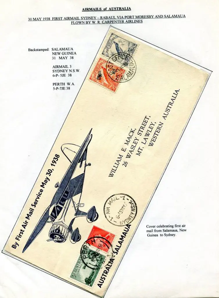 1938 (30th May) Perth to Sydney for FF to New ... Image 1++
