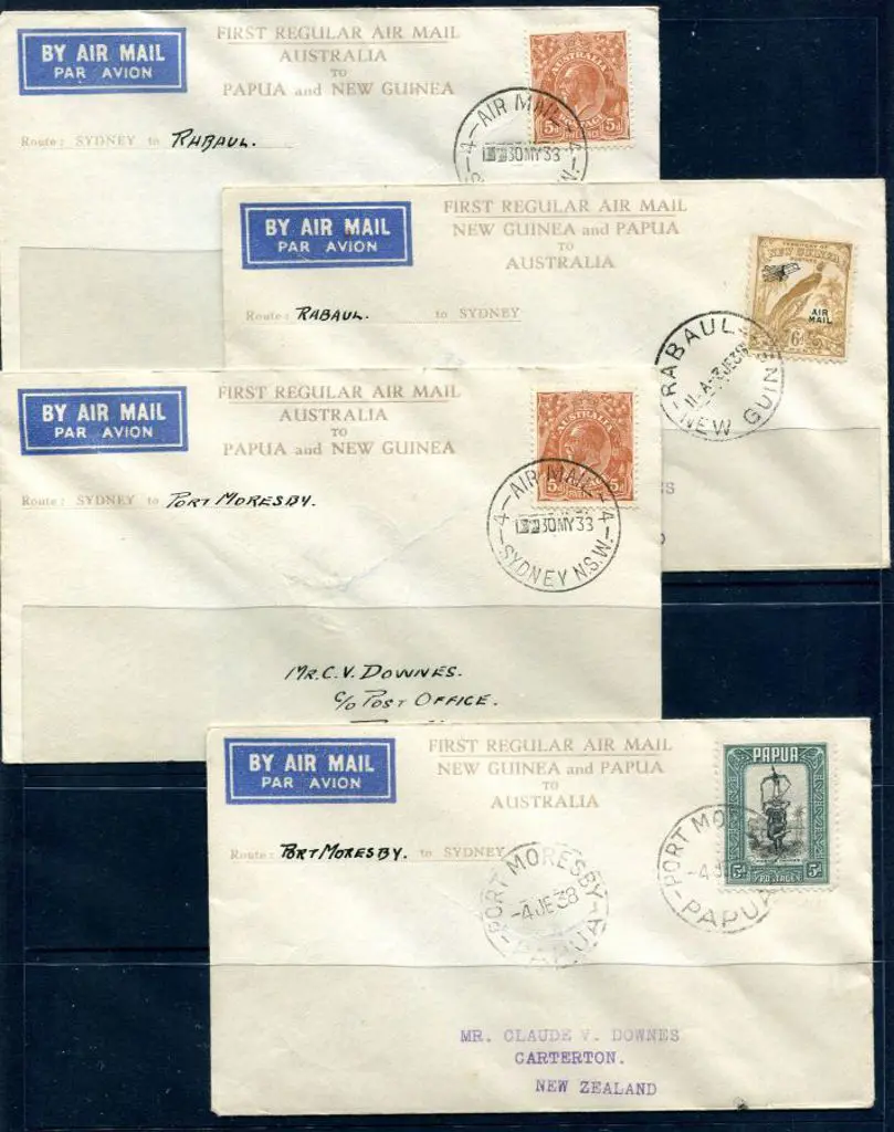 1938 (30th May) Sydney to Port Moresby & return ... Image 1++