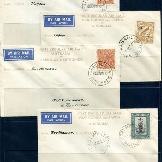 1938 (30th May) Sydney to Port Moresby & return ...