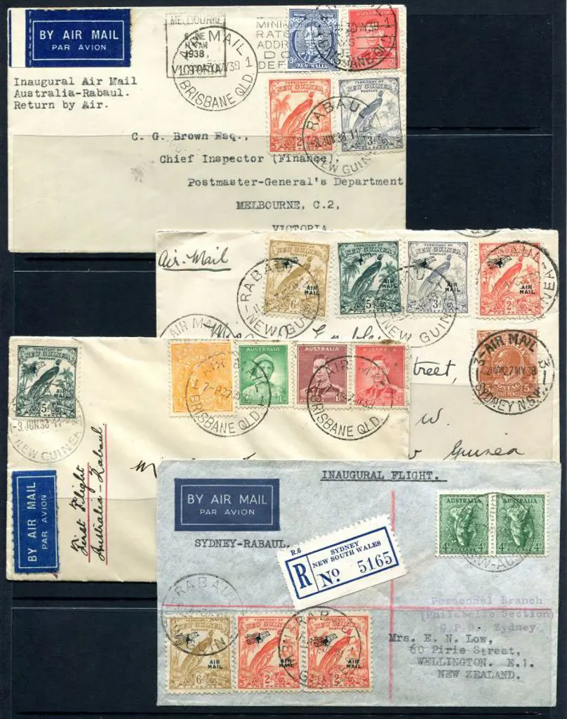 1938 (30th May) Sydney to Rabaul & return range of ... Image 1++