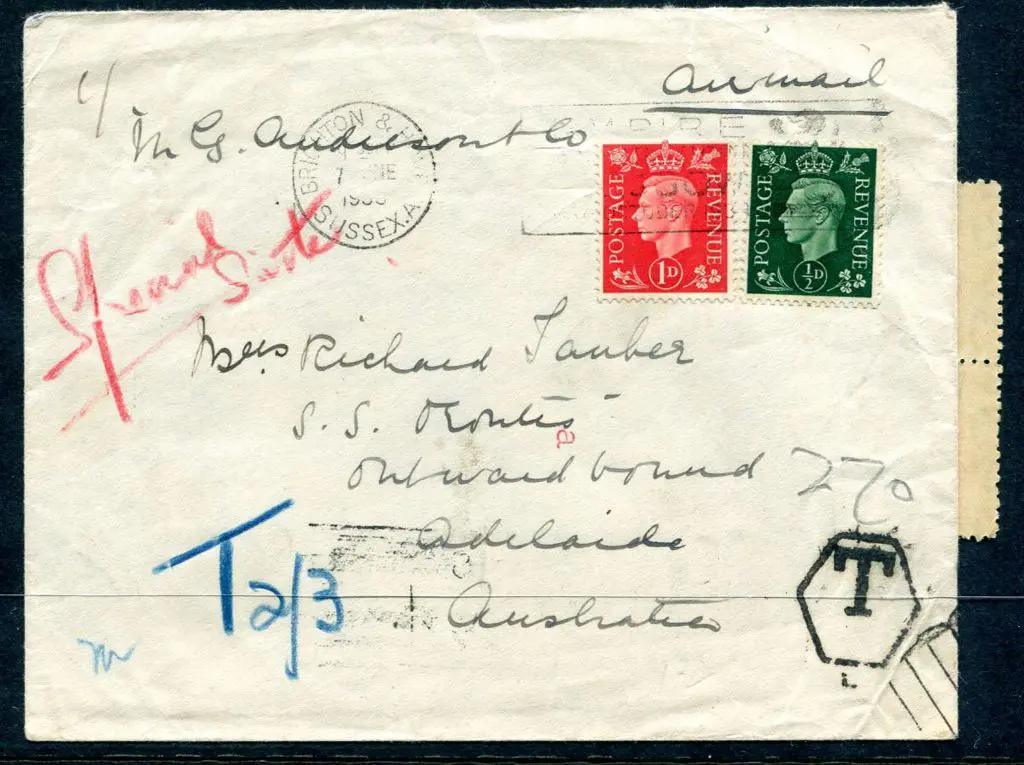 1938(7th June) Brighton & Hove cancelled cover ... Image 1++