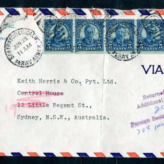 1938 (28th June) "The East Asiatic Co" San ...