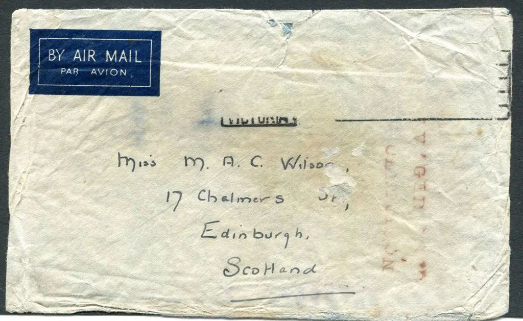 1939 (8th June) ditto with "SALVAGED MAIL EX ... Image 1++
